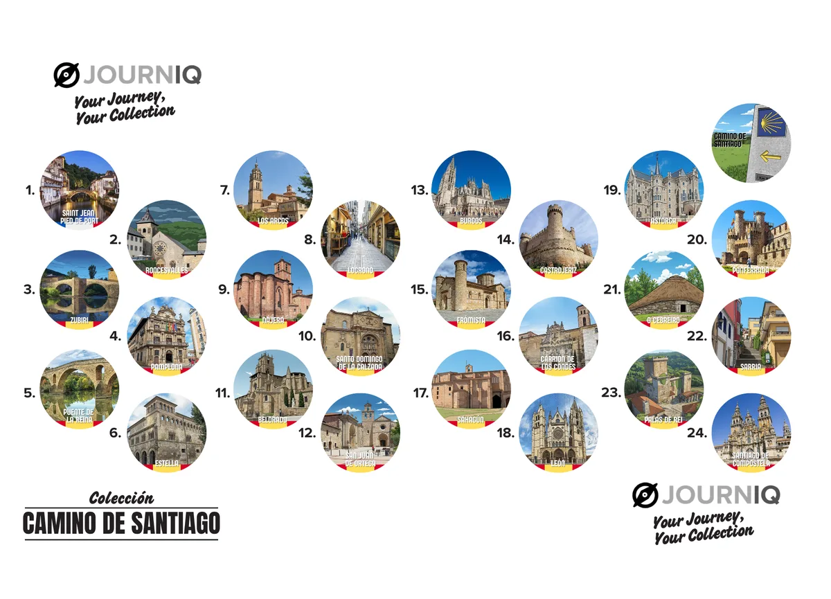 Stickers Colección CAMINO DE SANTIAGO